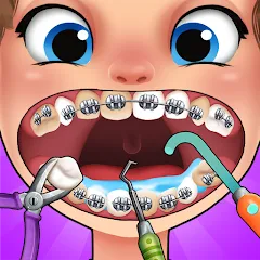 Скачать взломанную Dentist games  [МОД Mega Pack] - стабильная версия apk на Андроид