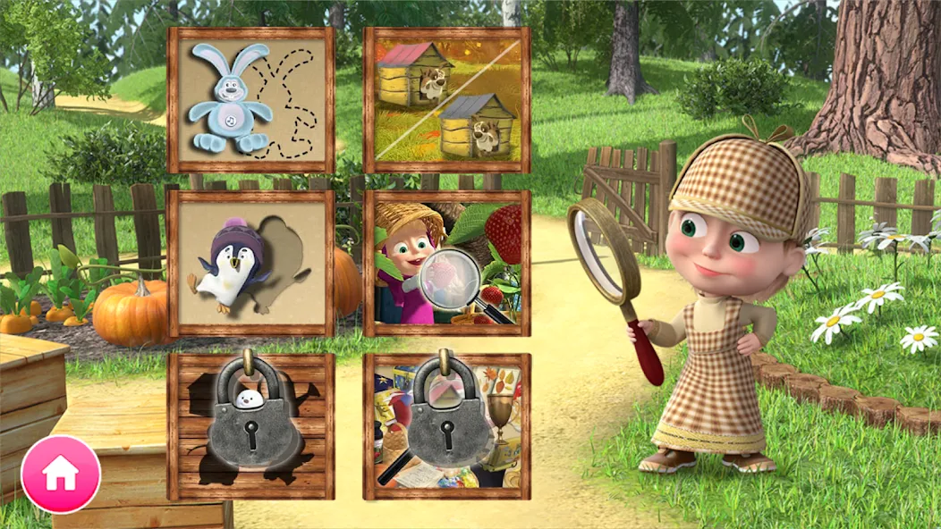 Masha and the Bear Educational  [МОД Бесконечные монеты] Screenshot 1