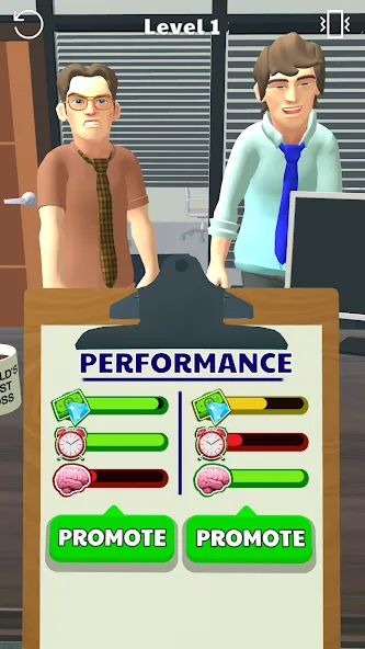 Boss Life 3D: Office Adventure (Босс Лайф 3Д)  [МОД Бесконечные монеты] Screenshot 1