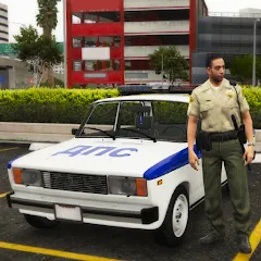 Скачать взломанную Police Car Riders: VAZ 2107  [МОД Бесконечные деньги] - полная версия apk на Андроид