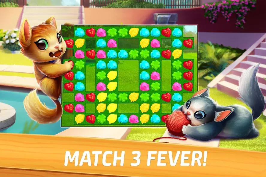 Meow Match (Мяу Матч)  [МОД Mega Pack] Screenshot 4