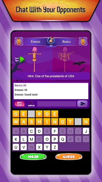 Online Hangman Word Game (Онлайн игра в слова Висельник)  [МОД Mega Pack] Screenshot 1