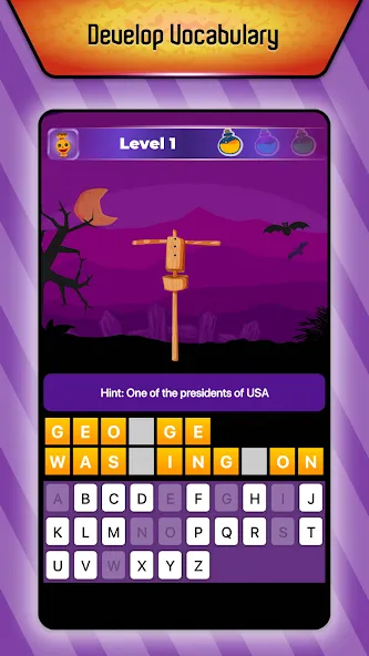 Online Hangman Word Game (Онлайн игра в слова Висельник)  [МОД Mega Pack] Screenshot 5