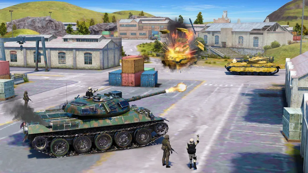 Tank Battle Army Games 2023  [МОД Unlocked] Screenshot 4