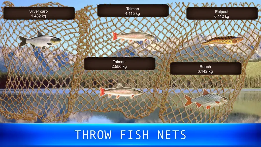 Fish rain: sport fishing  [МОД Unlimited Money] Screenshot 5