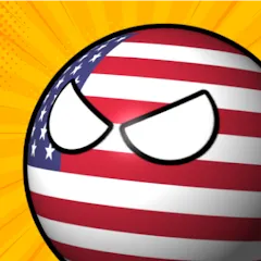 Взлом e-Sim Countryball Be President  [МОД Много монет] - последняя версия apk на Андроид