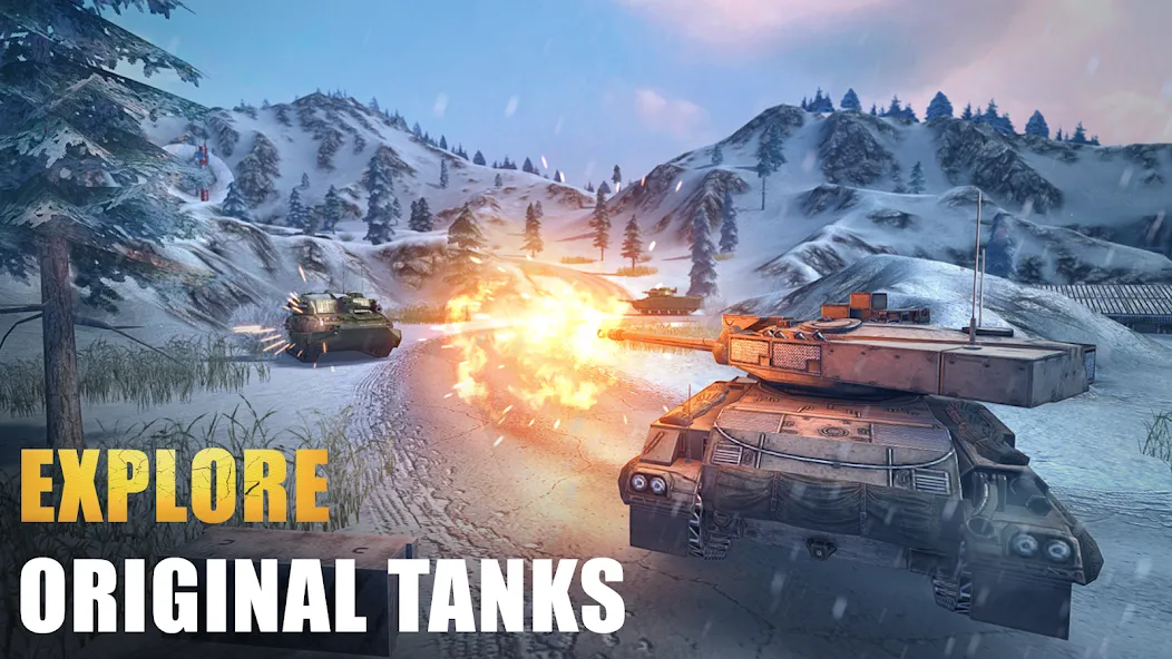 Tank Force: Tank games blitz  [МОД Бесконечные монеты] Screenshot 4