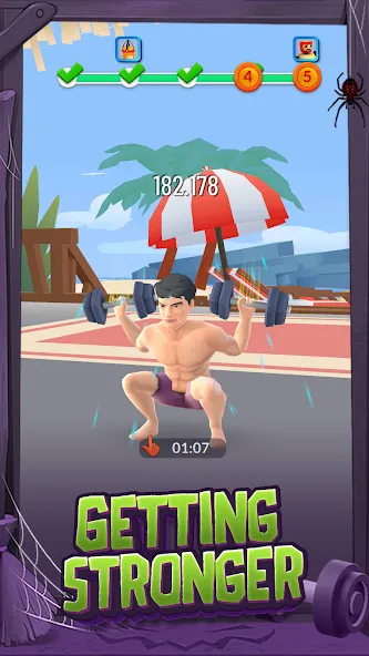 Idle Gym Life: Strong Man (Айдл Джим Лайф)  [МОД Unlocked] Screenshot 2