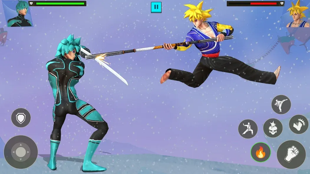 Anime Fighting Game (Аниме Файтинг Гейм)  [МОД Меню] Screenshot 5