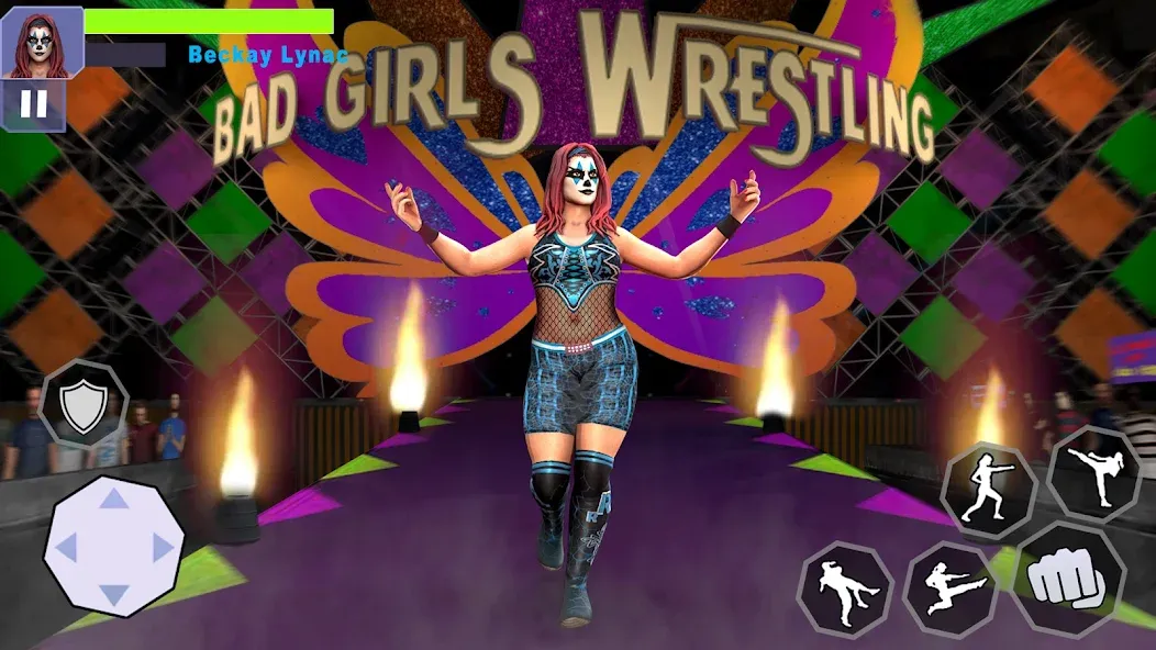 Bad Girls Wrestling Game  [МОД Бесконечные монеты] Screenshot 5