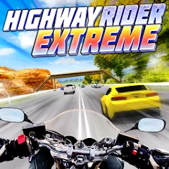 Скачать взлом Highway Rider Extreme - 3D Mot (Хайвей Райдер Экстрим)  [МОД Много денег] - последняя версия apk на Андроид