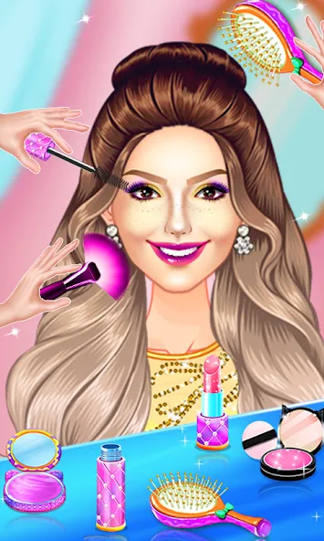 Makeup idol:Doll makeover 2024 (Роял Долл)  [МОД Menu] Screenshot 2