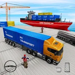 Взлом Cargo Transport Truck Driving (Грузовик перевозки грузов)  [МОД Menu] - стабильная версия apk на Андроид