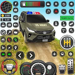 Скачать взломанную Flying Prado Car Robot Game  [МОД Бесконечные монеты] - последняя версия apk на Андроид