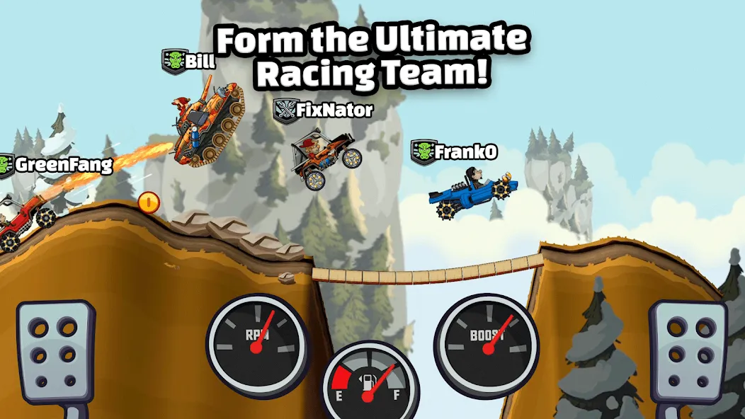 Hill Climb Racing 2 (Хилл Клаим Рейсинг 2)  [МОД Mega Pack] Screenshot 5