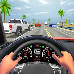 Взломанная Traffic Racing In Car Driving (Трафик Рейсинг Ин Кар Драйвинг)  [МОД Меню] - последняя версия apk на Андроид