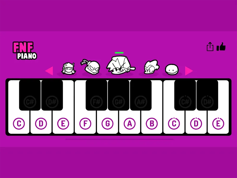 FNF Piano (ФНФ Пиано)  [МОД Бесконечные деньги] Screenshot 4