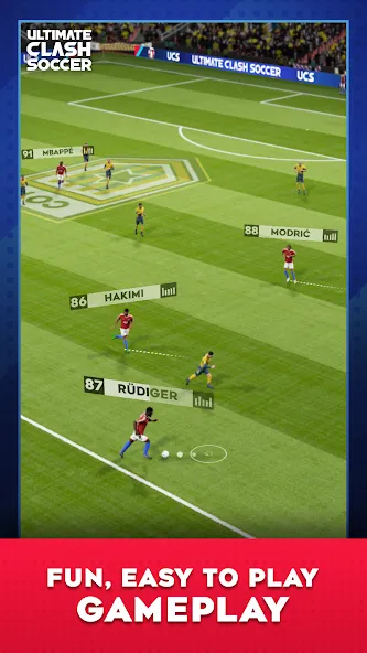 Ultimate Clash Soccer (Ултимейт Драфт Соккер)  [МОД Много денег] Screenshot 3