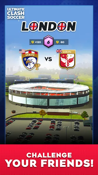 Ultimate Clash Soccer (Ултимейт Драфт Соккер)  [МОД Много денег] Screenshot 5