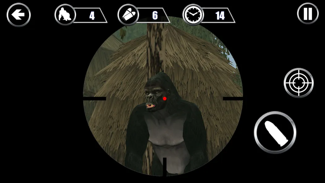 Gorilla Hunter: Hunting games (Горилла Хантер)  [МОД Много денег] Screenshot 4