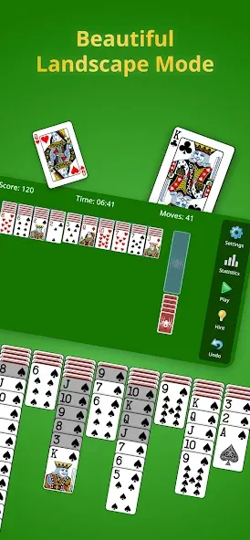 Spider Solitaire Classic  [МОД Mega Pack] Screenshot 2