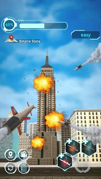 City Demolish: Rocket Smash! (Сити Демолиш)  [МОД Меню] Screenshot 1