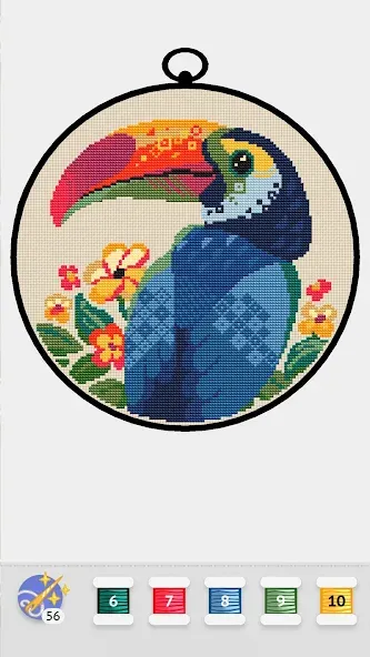 Cross Stitch Club (Кросс Стич Клуб)  [МОД Menu] Screenshot 4