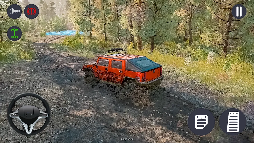 4x4 Jeep Offroad Car Driving (Джип Оффроуд Автомобиль Вождения)  [МОД Menu] Screenshot 4