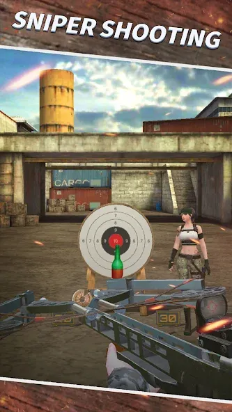 Sniper Shooting : 3D Gun Game  [МОД Menu] Screenshot 2