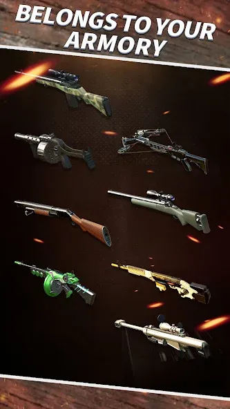 Sniper Shooting : 3D Gun Game  [МОД Menu] Screenshot 3