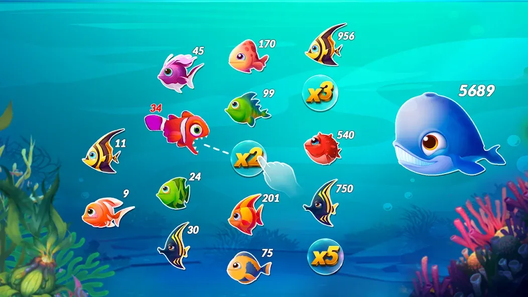 Big Eat Fish Games Shark Games  [МОД Меню] Screenshot 3