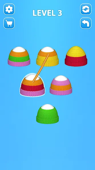 Cozy Knitting: Sorting games (Кози Ниттинг)  [МОД Menu] Screenshot 1