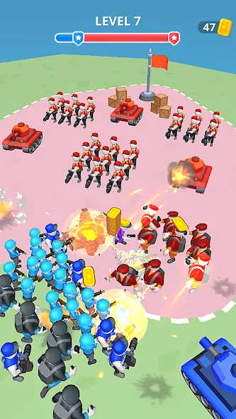 Army War Camp—Battle Game  [МОД Бесконечные монеты] Screenshot 5