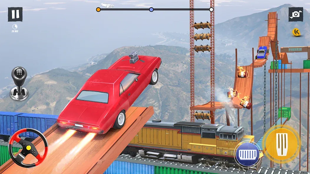 Car Stunt Games 3D Car Games  [МОД Много денег] Screenshot 1