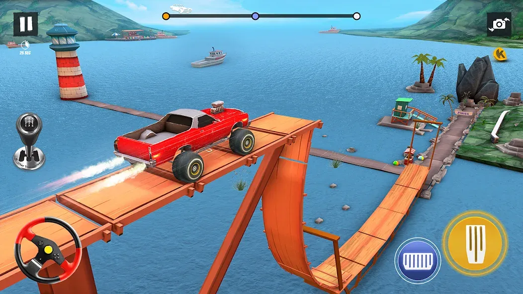 Car Stunt Games 3D Car Games  [МОД Много денег] Screenshot 3