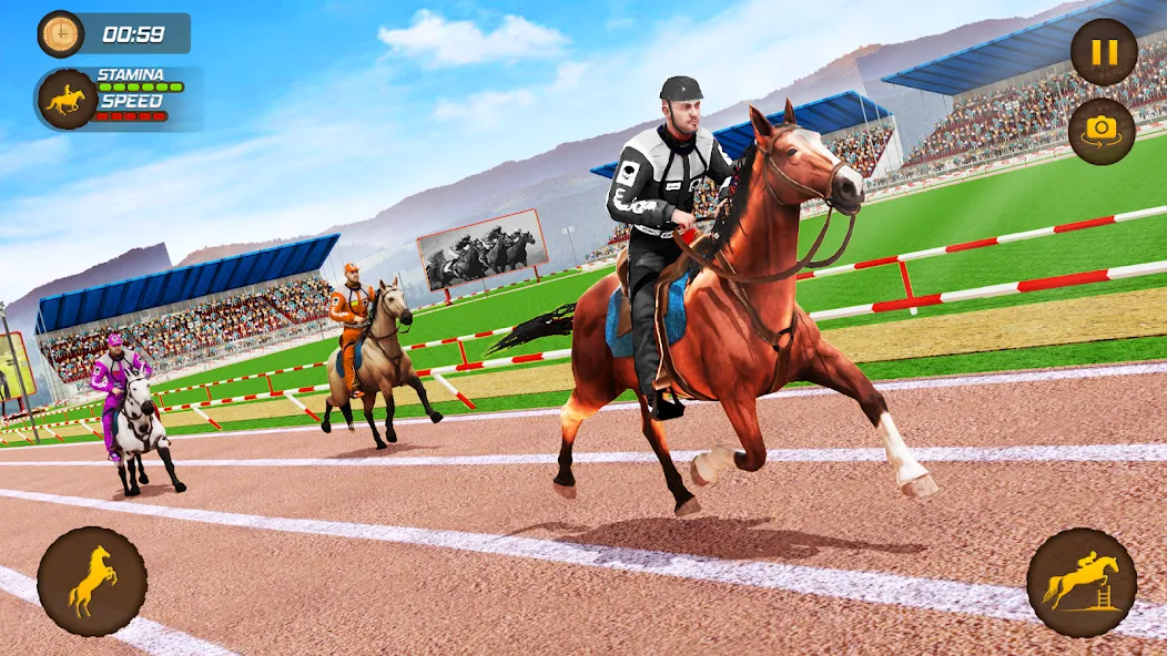 Horse Racing Game: Horse Games  [МОД Menu] Screenshot 4