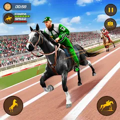 Взломанная Horse Racing Game: Horse Games  [МОД Menu] - полная версия apk на Андроид