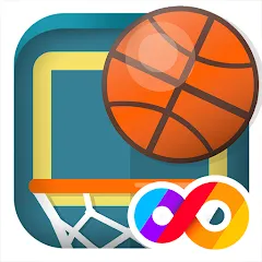 Скачать взломанную Basketball FRVR - Dunk Shoot (Баскетбол ФРВР)  [МОД Много монет] - стабильная версия apk на Андроид