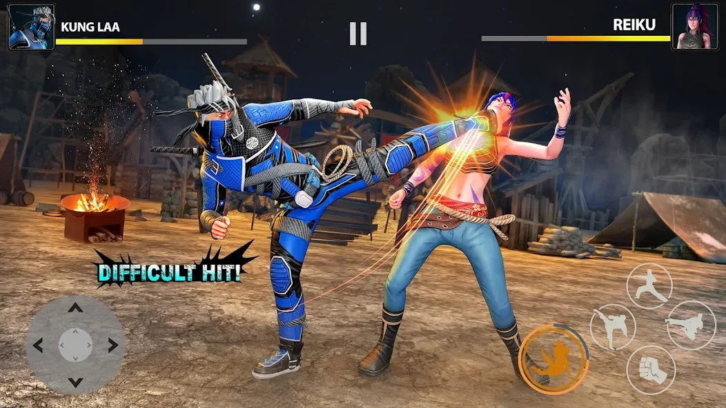 Ninja Clash: Karate Fighters (Ниндзя Мастер)  [МОД Menu] Screenshot 5