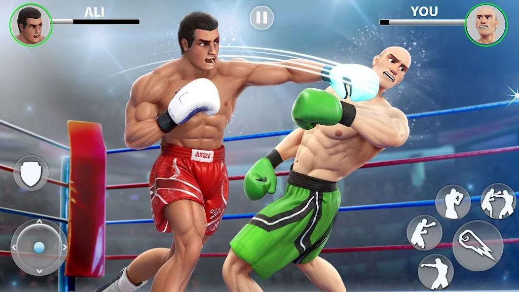 Kick Boxing Games: Fight Game  [МОД Много денег] Screenshot 2