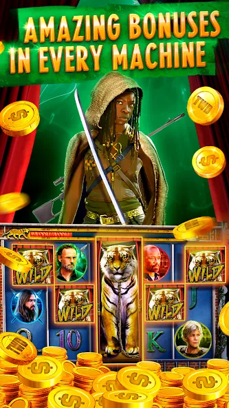 The Walking Dead Casino Slots (Зе Вокинг Дед Казино Слотс)  [МОД Menu] Screenshot 4