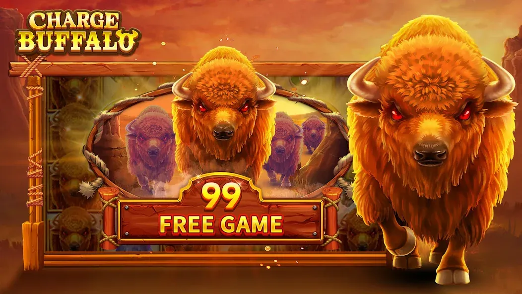 Charge Buffalo Slot-TaDa Games (Чардж Буффало Слот)  [МОД Unlocked] Screenshot 2