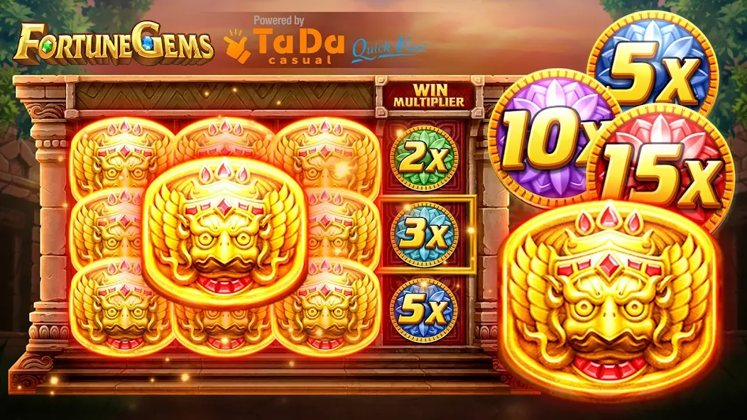 Slot Fortune Gems-TaDa Games (Слот Форчун Гемс)  [МОД Бесконечные деньги] Screenshot 1