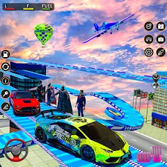 Взломанная Rampa Car Game: GT Car stunts (Мега Рэмпс)  [МОД Бесконечные монеты] - стабильная версия apk на Андроид