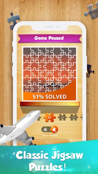Jigsaw Go - Classic Jigsaw Puz (Джигсоу Го)  [МОД Все открыто] Screenshot 2