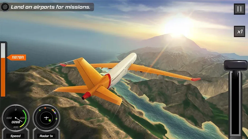 Flight Pilot: 3D Simulator  [МОД Меню] Screenshot 5