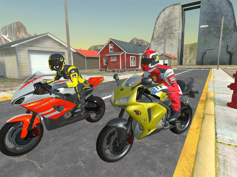 Moto bike Driving: Mega Ramp  [МОД Unlocked] Screenshot 2