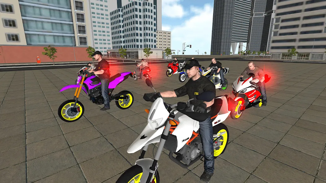 Bike Driving: Police Chase  [МОД Бесконечные монеты] Screenshot 5