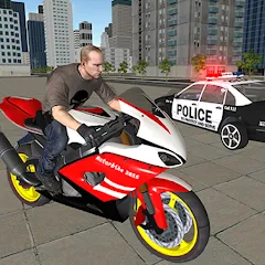 Скачать взлом Bike Driving: Police Chase  [МОД Бесконечные монеты] - последняя версия apk на Андроид