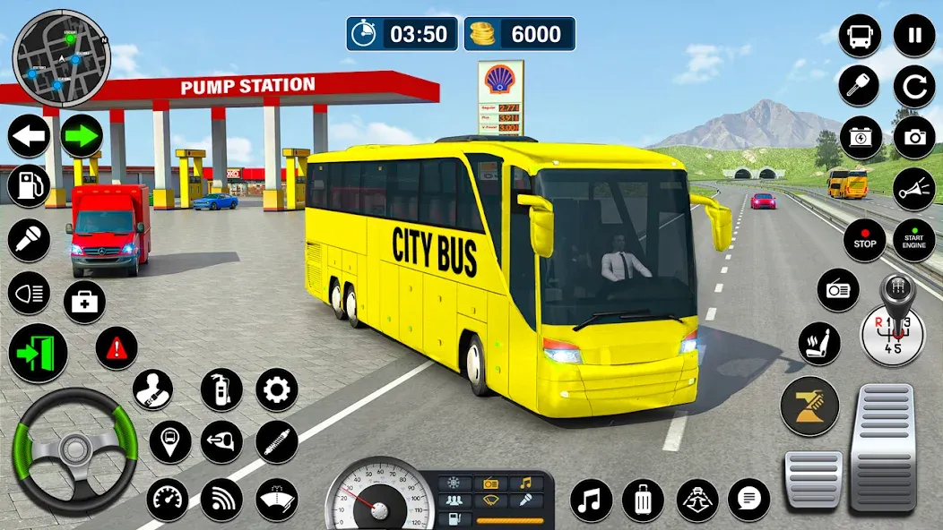 Bus Simulator Game: Coach Game  [МОД Много монет] Screenshot 3